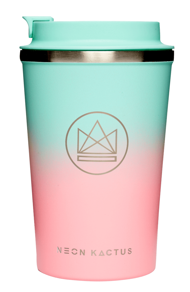 High Quality Insulated Coffee Cups Neon Kactus